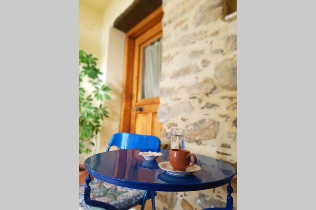 Traditional Cretan Stone House In The Center Of Crete Litos ภายนอก รูปภาพ